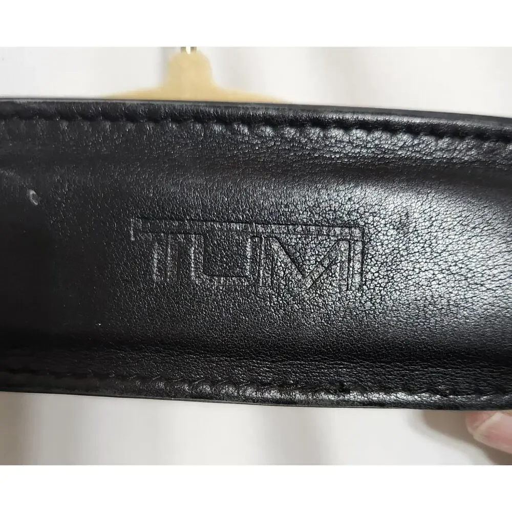 VTG TUMI Vintage Alpha Black Leather Laptop Bag Briefcase‎